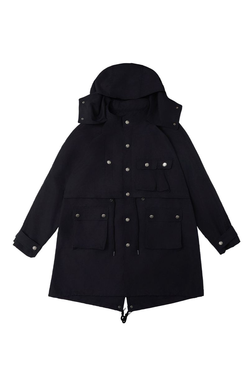 CANTON HOODIE FIELD JACKET BLACK