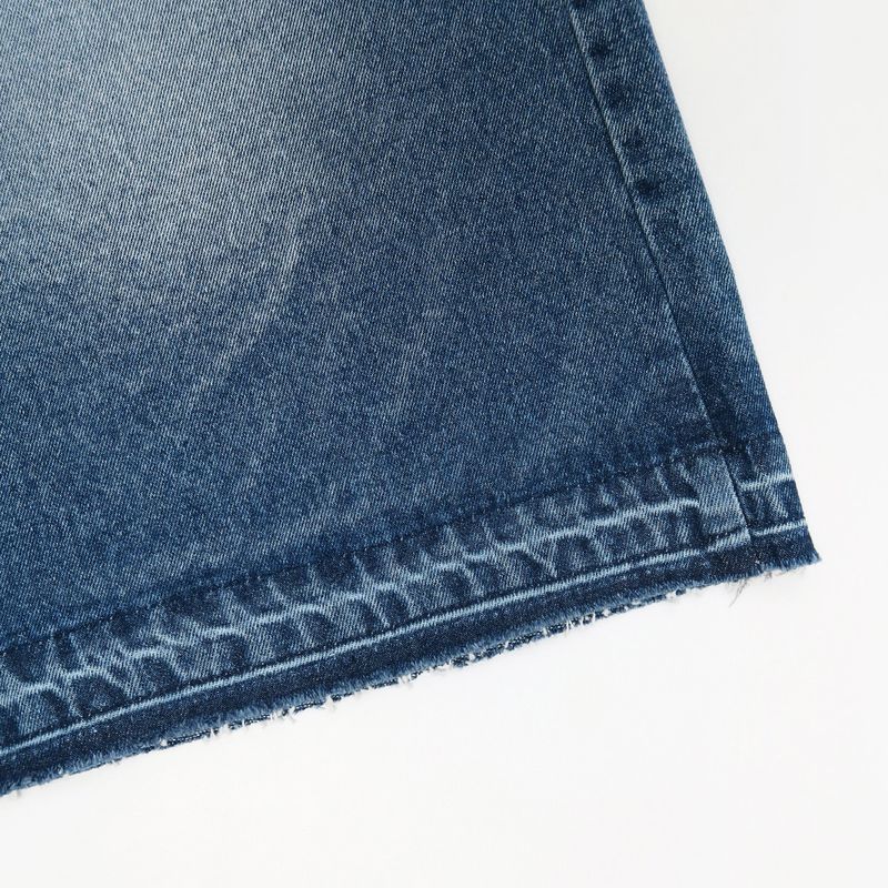 Brush Cutting Bermuda Denim Pants 2C