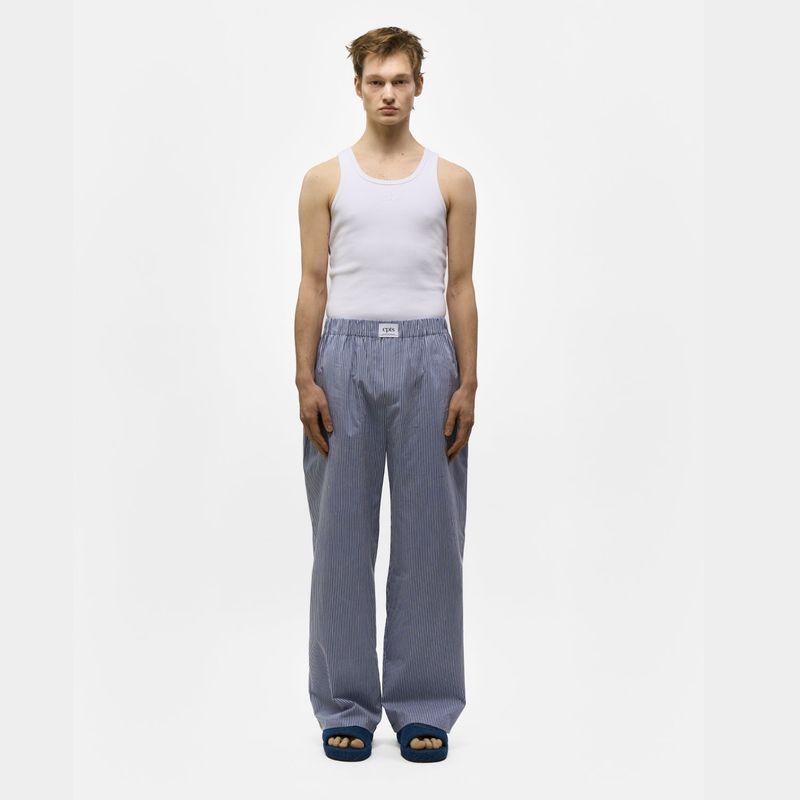 CPTS（シーピーティーエス）の「 UNISEX ストライプラベルボクサーパンツ_ネイビー（パンツ）」