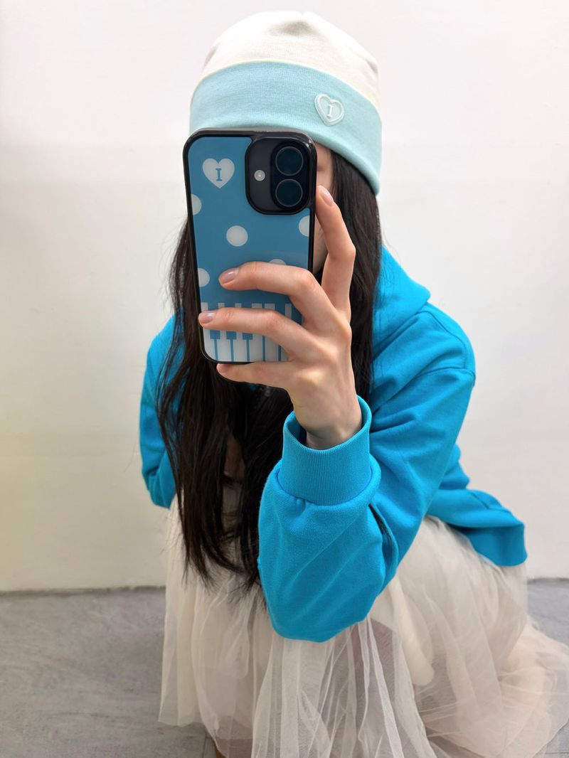 piano melody case -blue