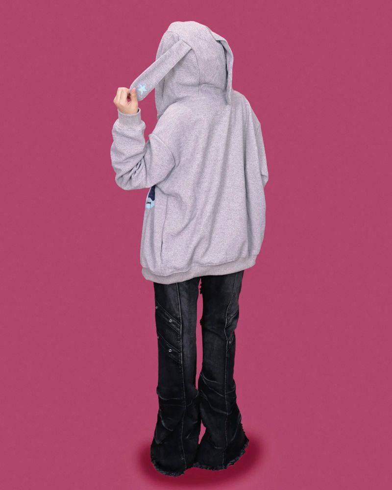 young punk denim pants