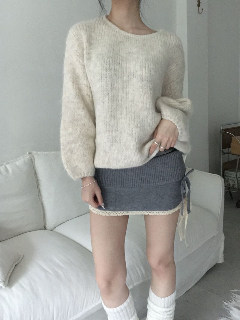 Angora Knit Sweater
