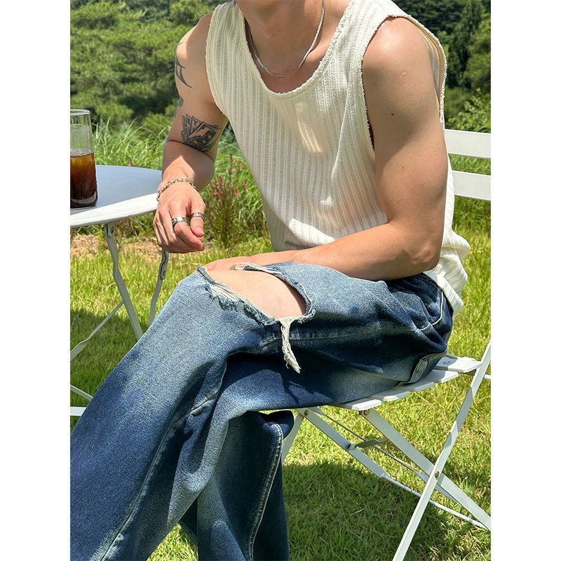 LAURANT（ロラン）の「[S/S] Cutting golgi sleeveless (2color)（Tops）」