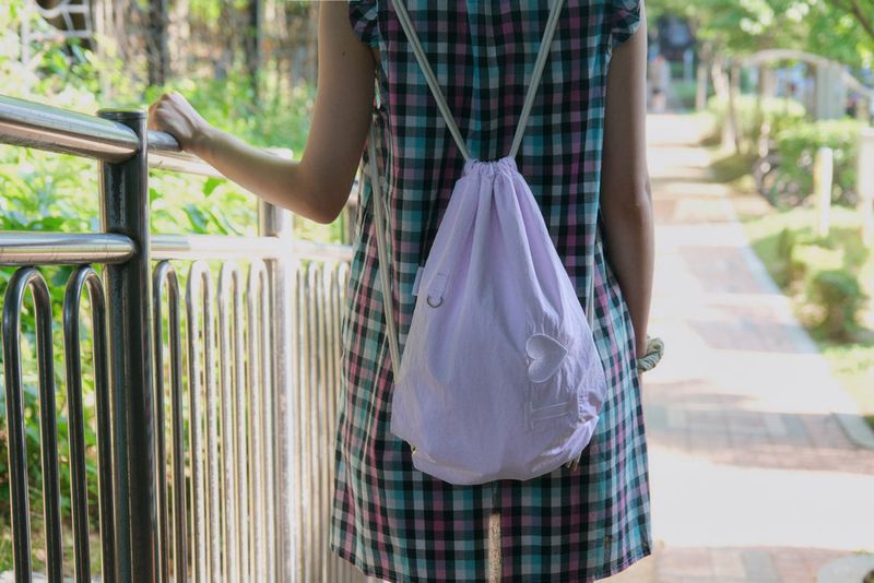 Girl string bag - Purple 