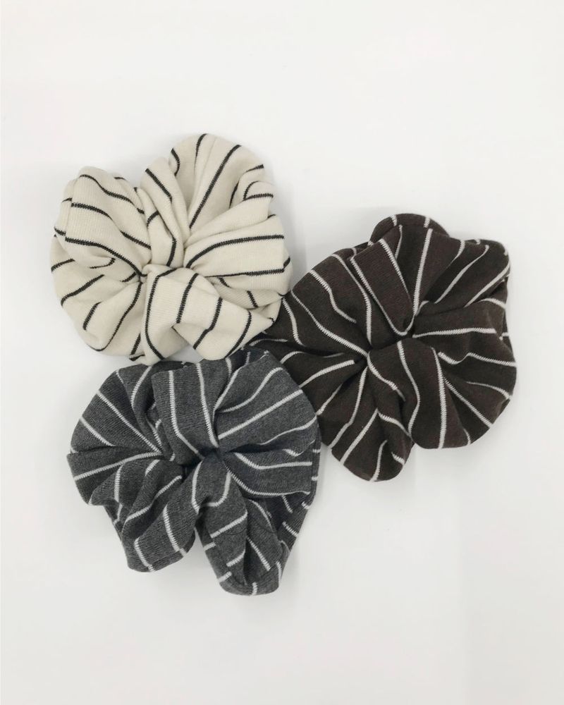 Linea Stripe Scrunchie (3color)