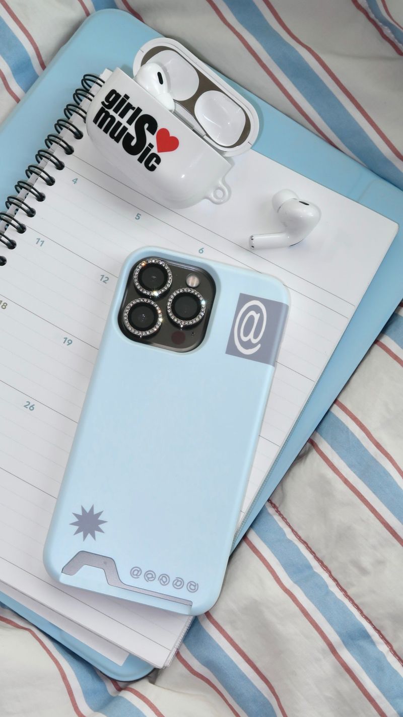 [MADE] at sign card case (sky blue)
