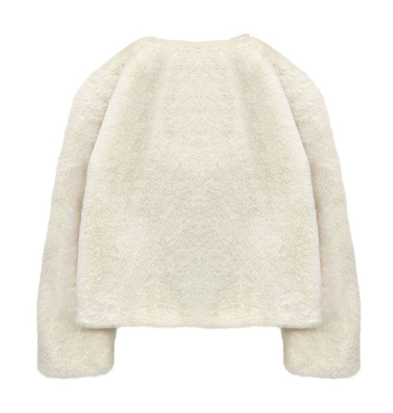 Eco fur jacket