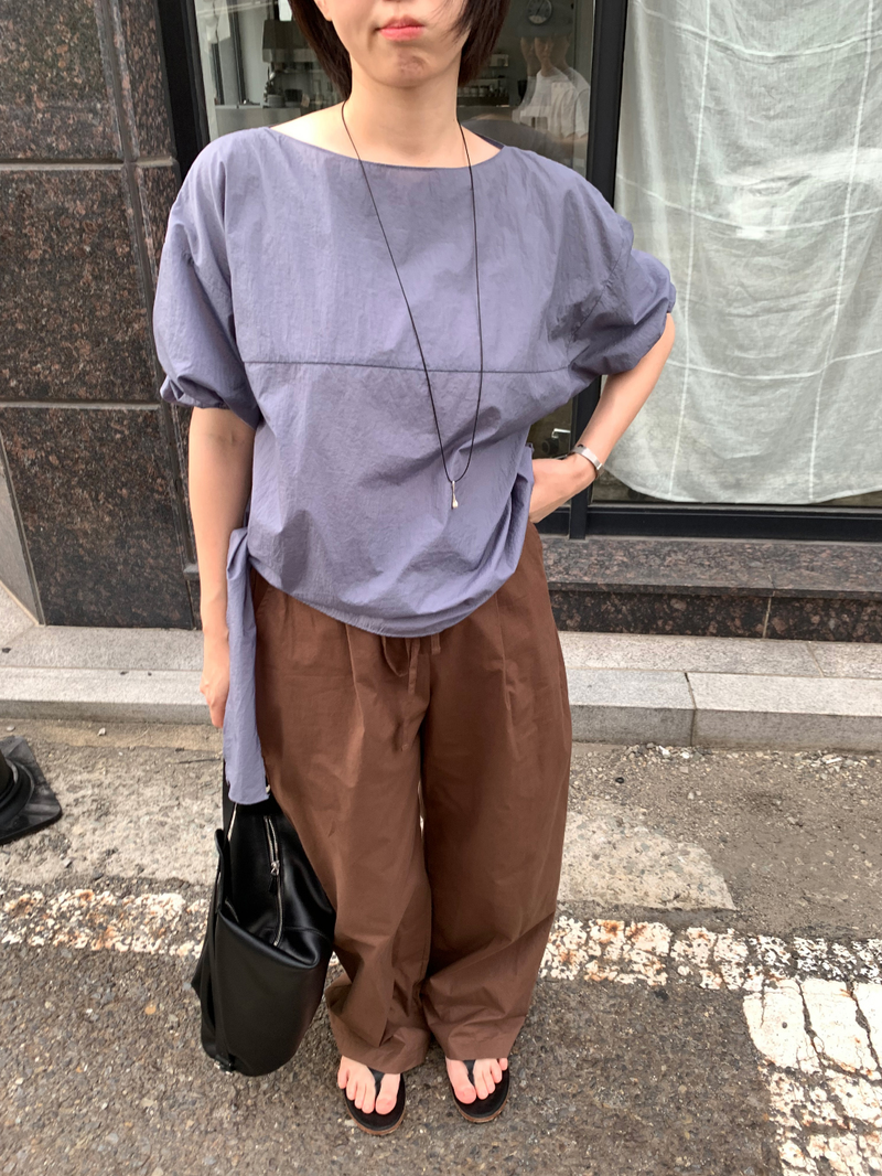 seymour（セイモア）の「Boatneck tie blouse（Tops）」