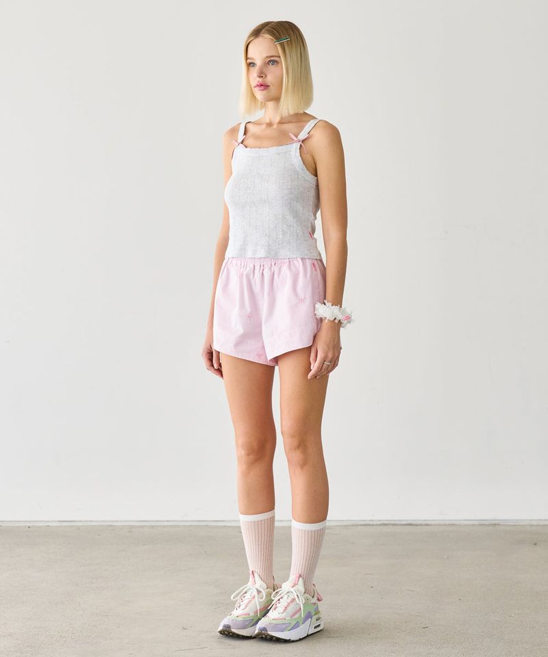 RIBBON SLEEVELESS