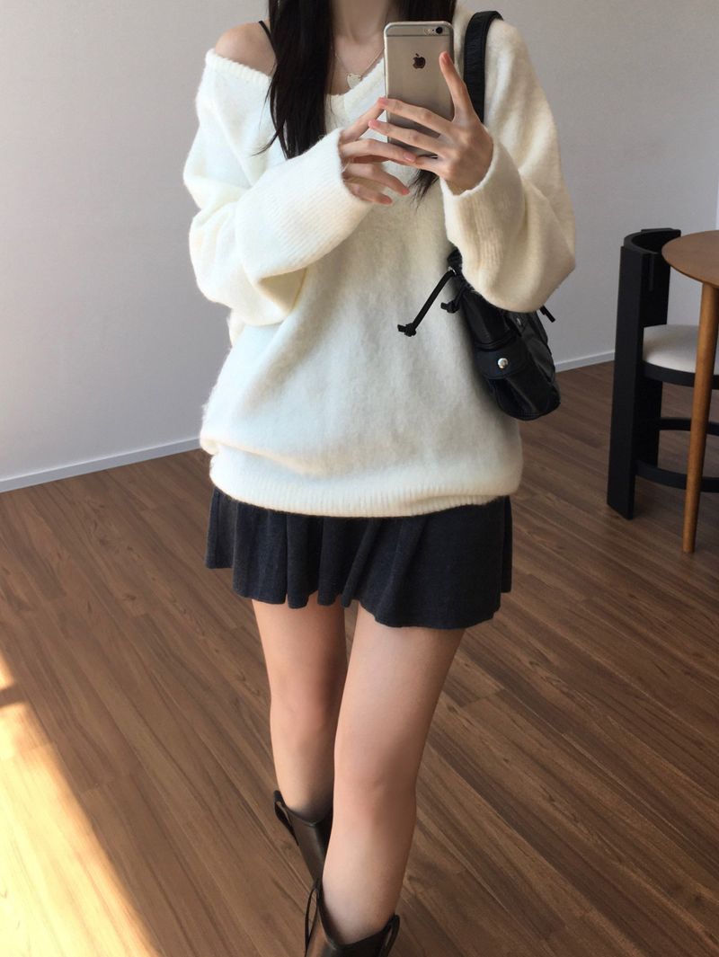 Andy V-neck Knitwear (3 colors)
