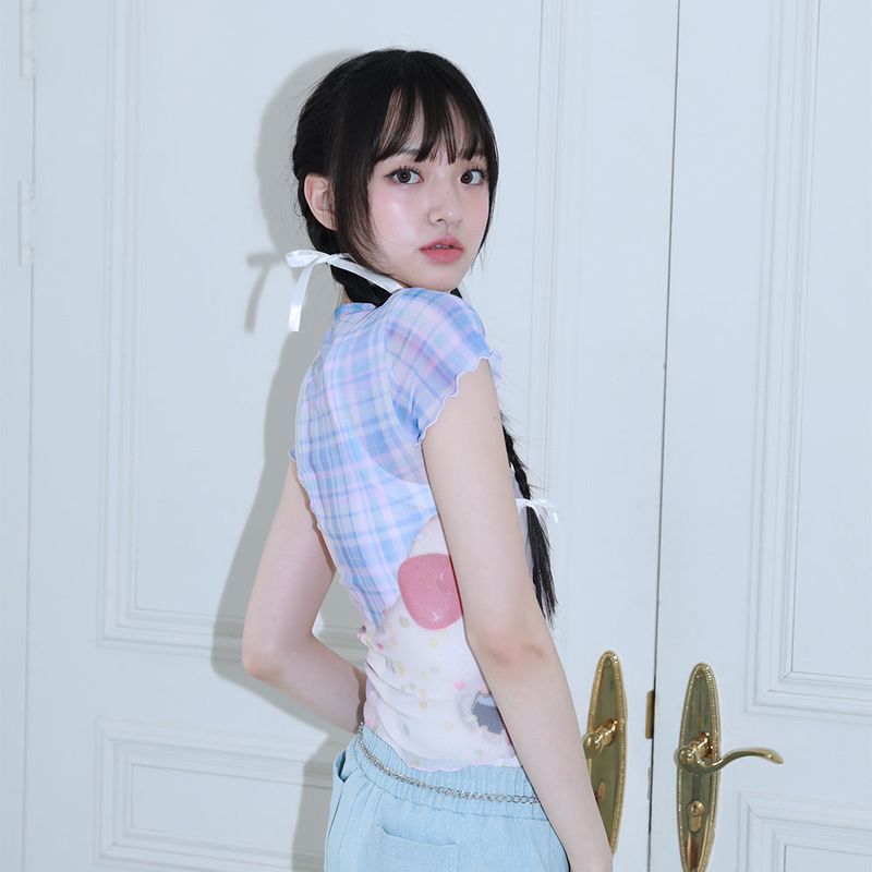 0 4 bunny check mesh top
