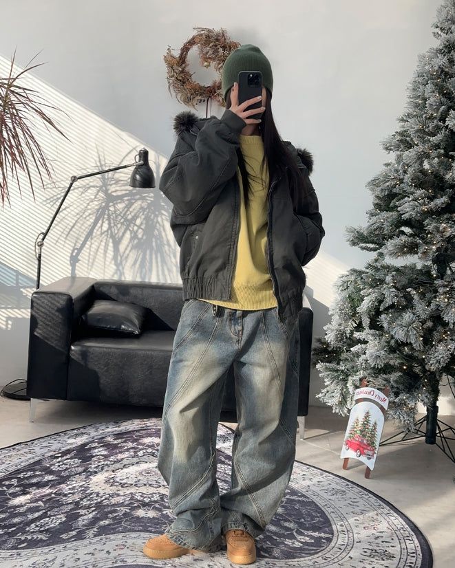 Aerild Fur Hooded Jumper