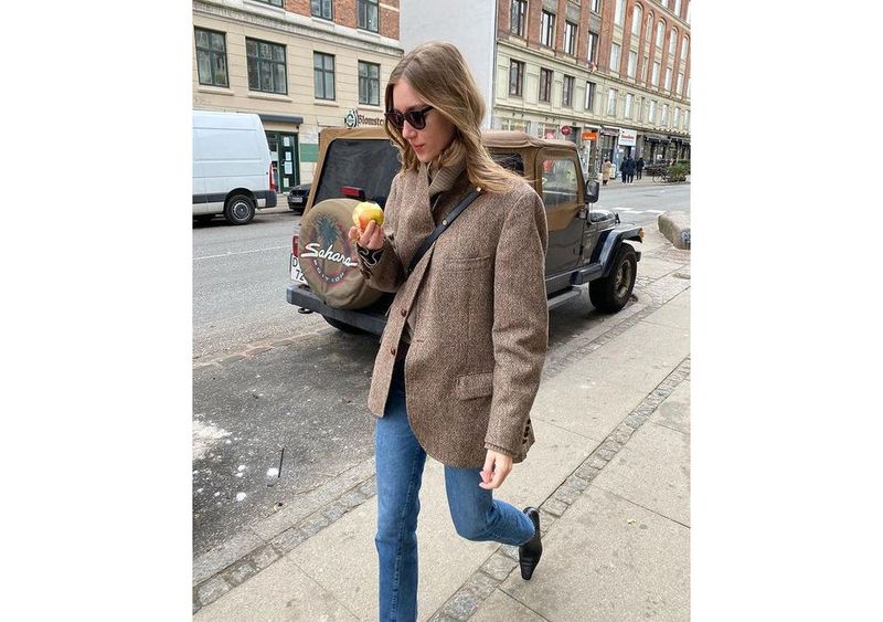 Lema tweed wool blazer