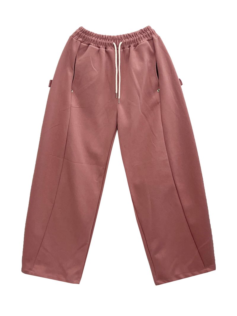 Pinch Side Snap Sweat Pants 6C