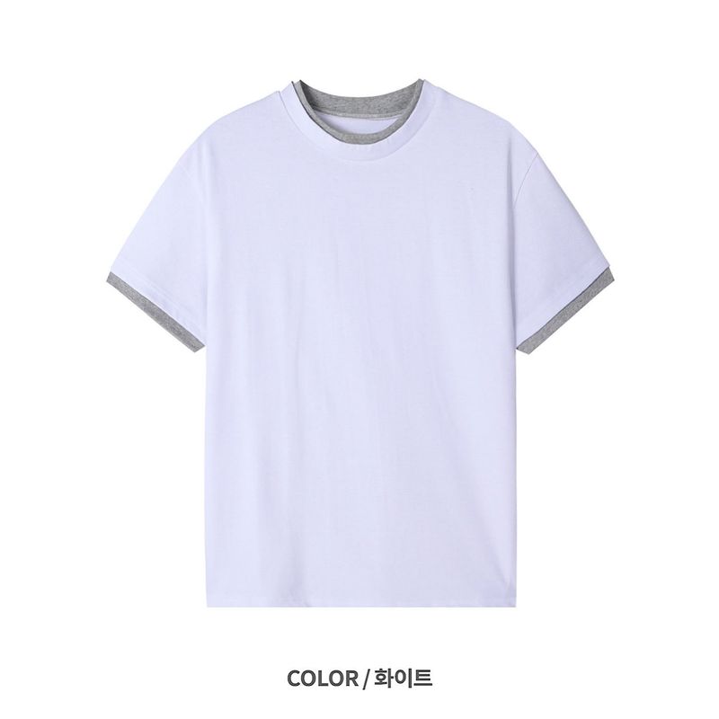 Layered Crop Short Sleeve (3color)