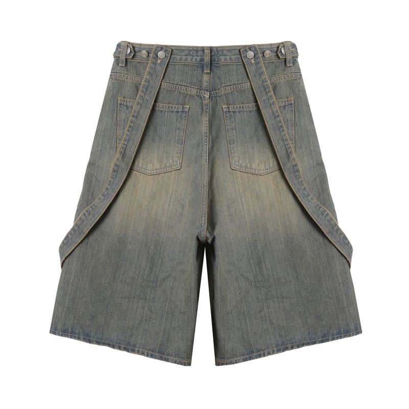 strap bermuda denim PT -2C