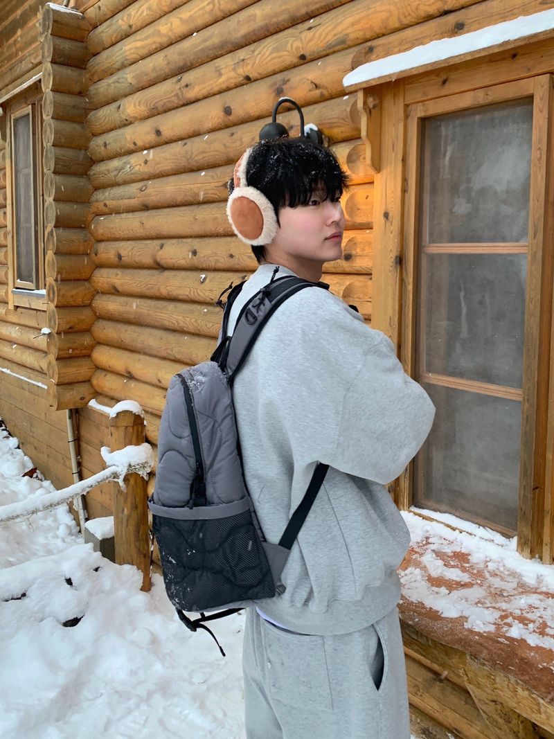Cozy padded backpack