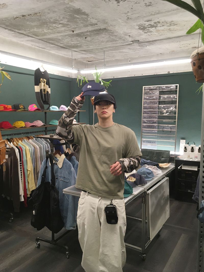 No.1596 camo layered T (3color)