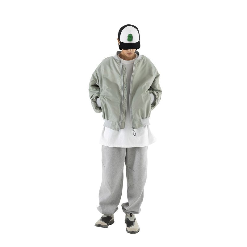 OVERSIZED MA-1 JACKET MFZPD001-GY