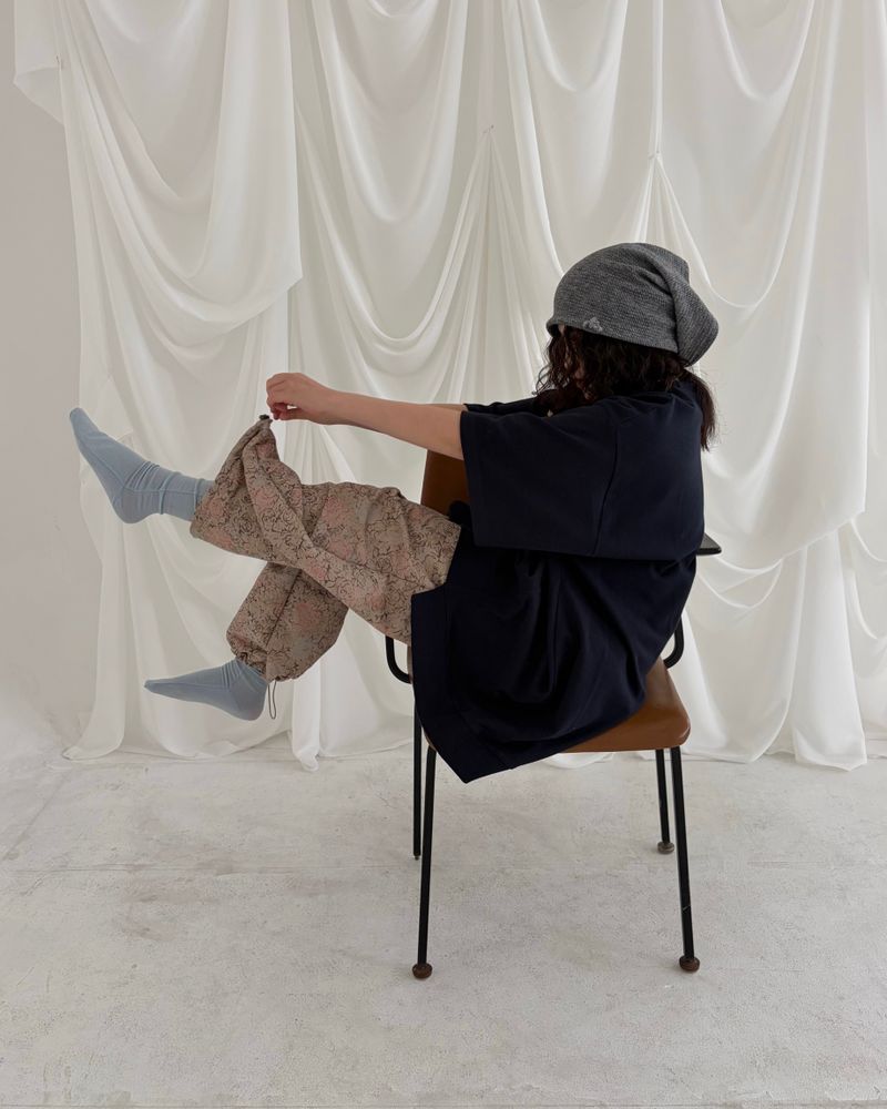 Two-color Knee Socks