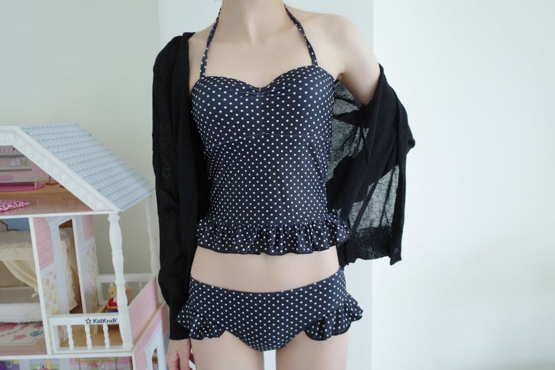 [summer item] マイドットフリルビキニ