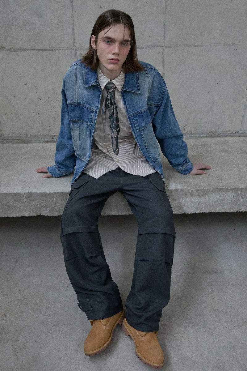Oversized Max pocket Trucker jacket