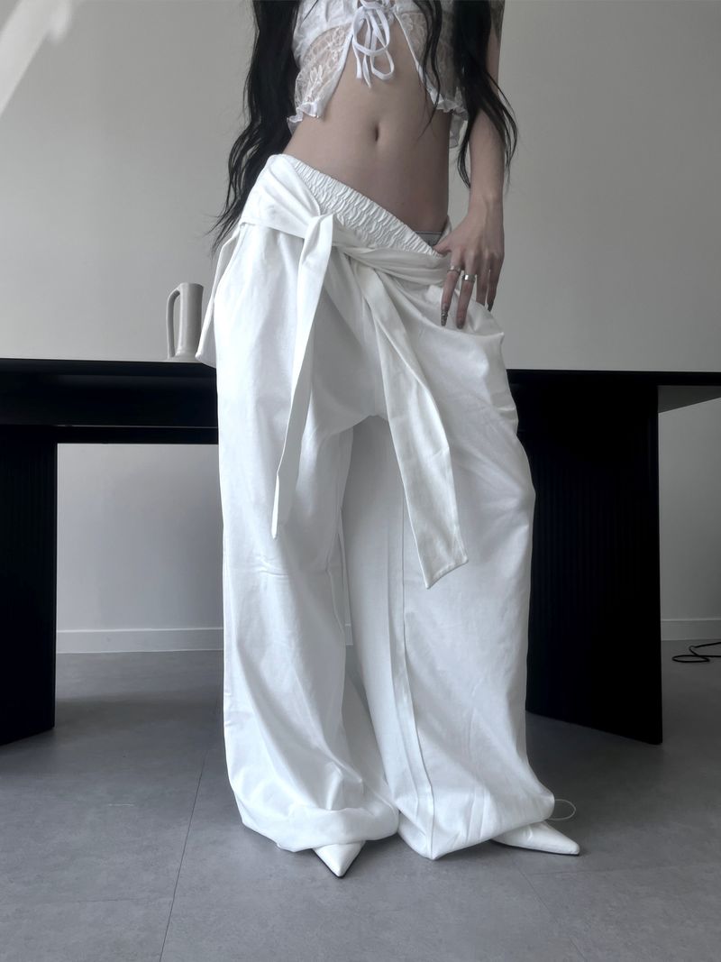 strap string pants (3color)