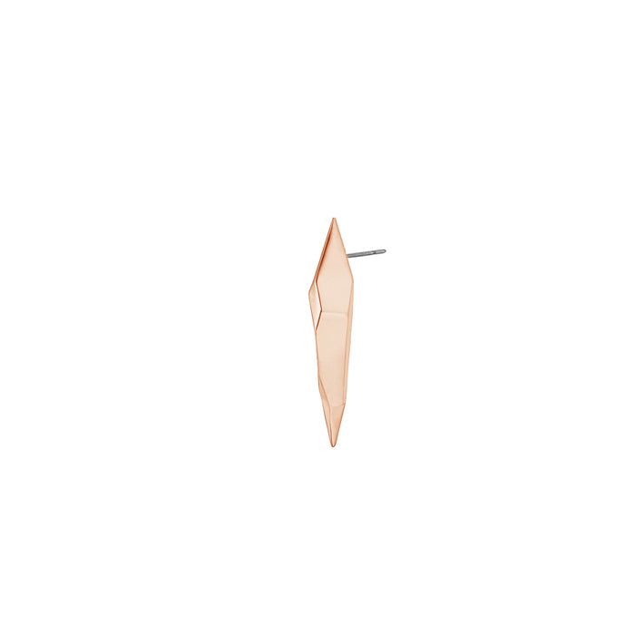 Geometry stone L earrings