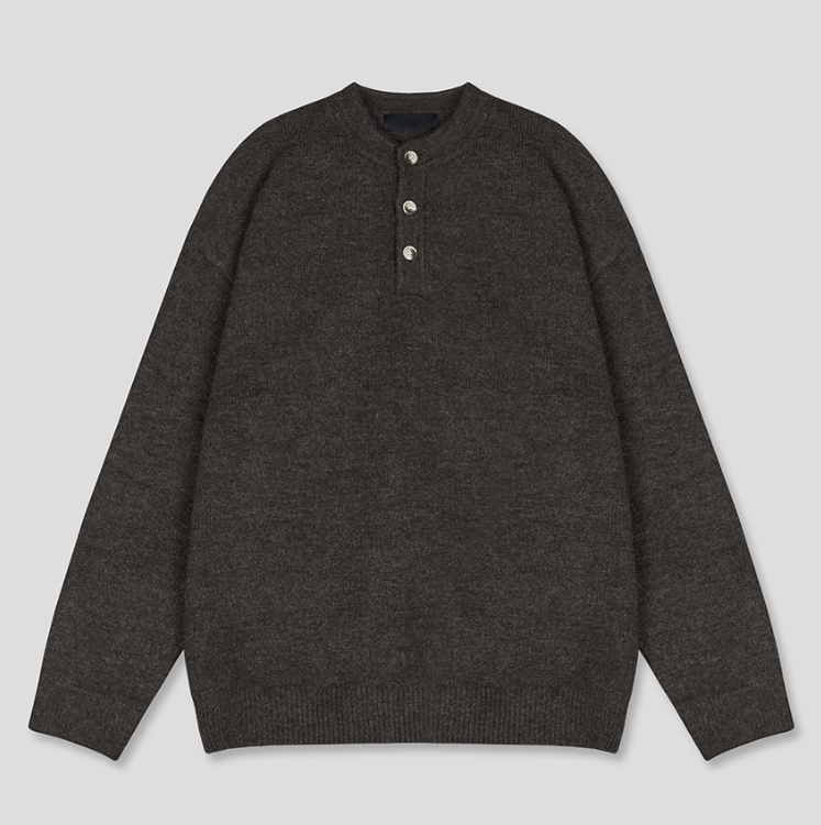 Belif Basic Henry Neck Overfit Knit