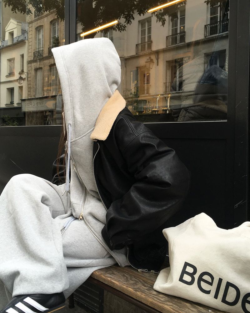 [ORIGINAL] Kyle Wool & Leather 2-Way Jumper