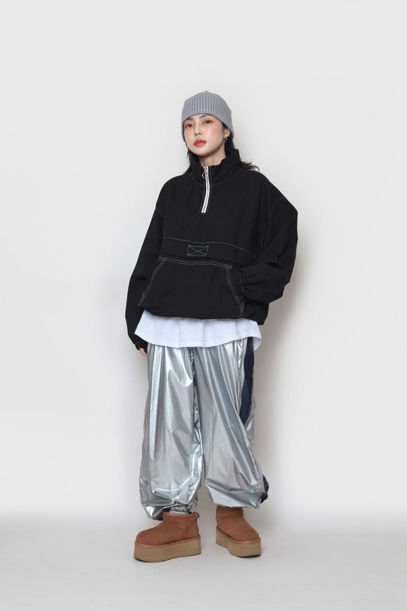Stitch washing anorak