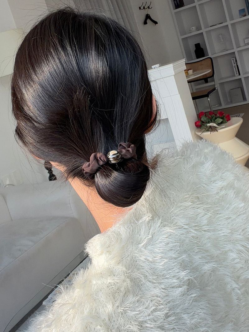 Stone point scrunchie (7color)