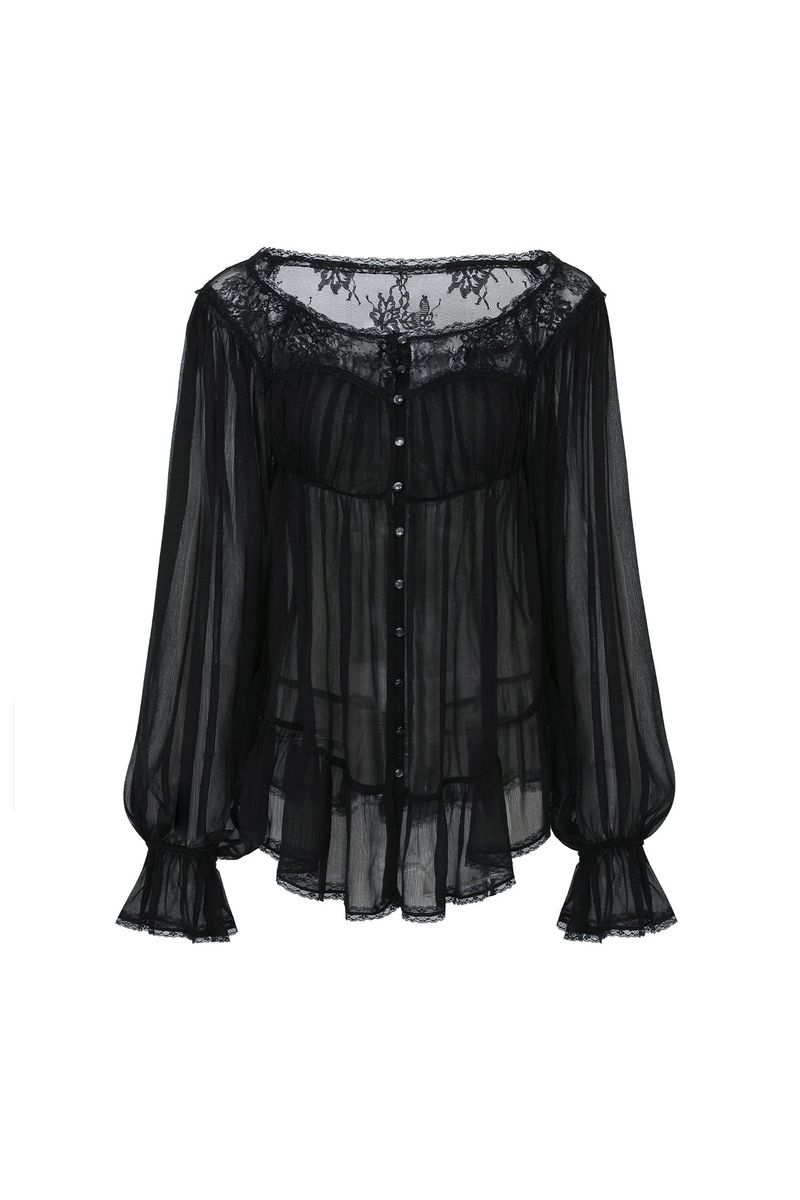 MOONRISE BLOUSE black