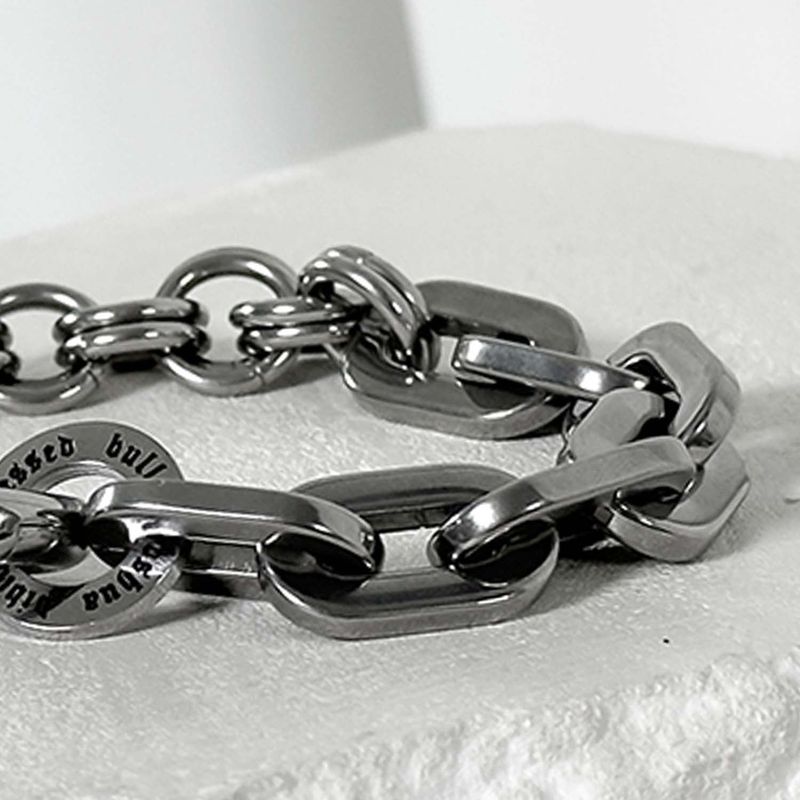ss-A RBox x Double chain bracelet_silver