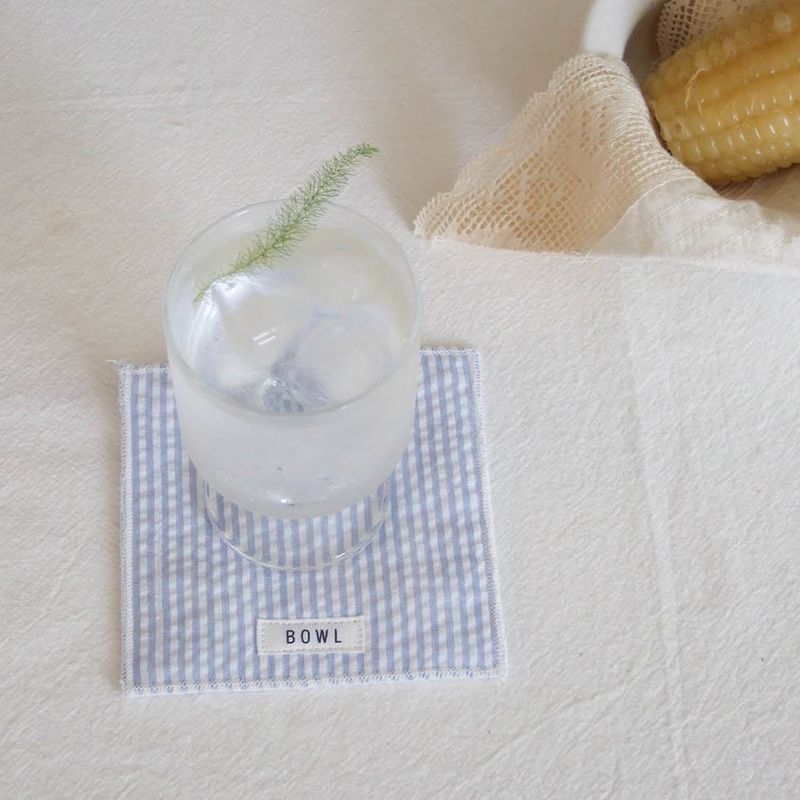 Blue tea coaster (4set)
