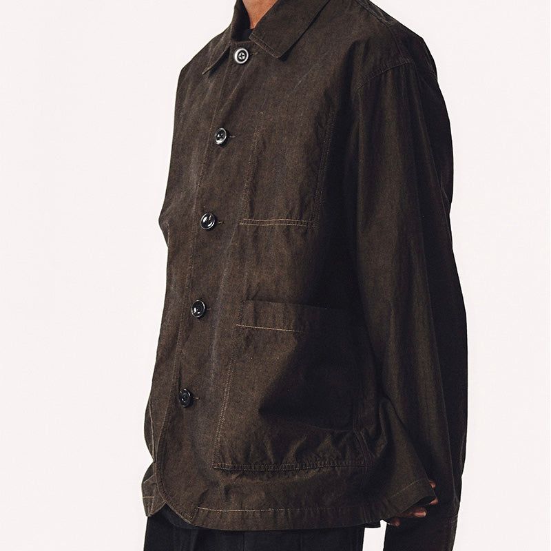 COTTON RUCHED JACKET