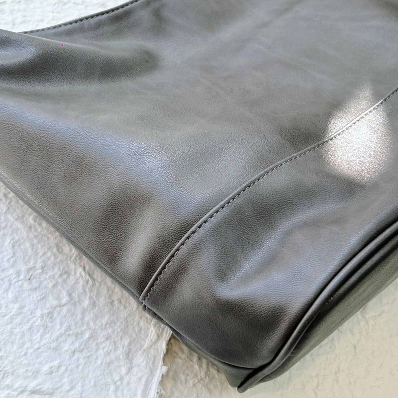 Draped Curved Shoulder Bag