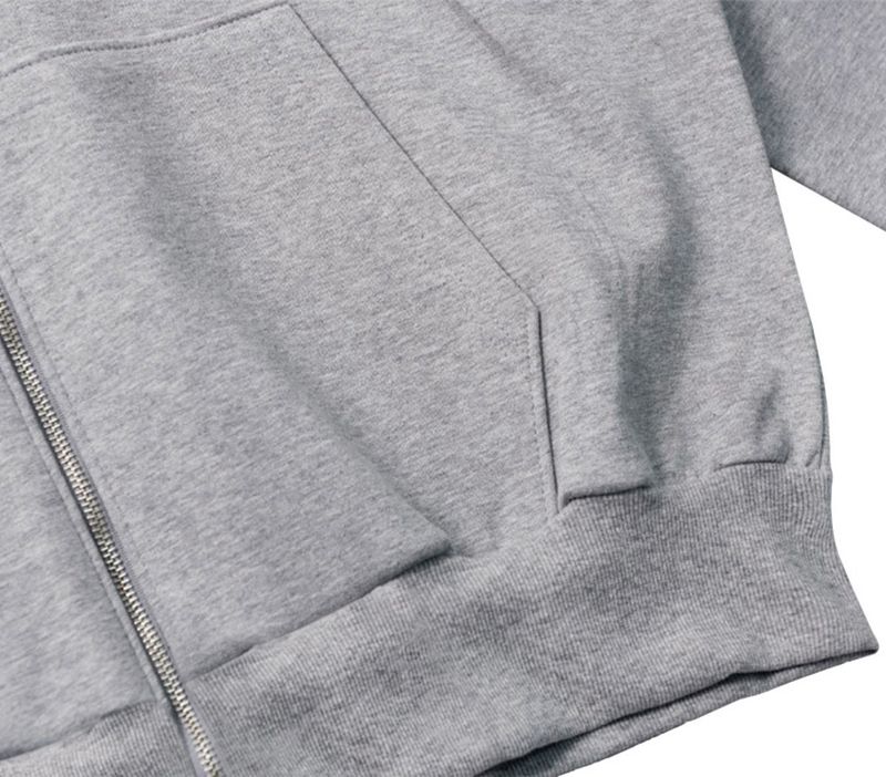 Two way hood zip up