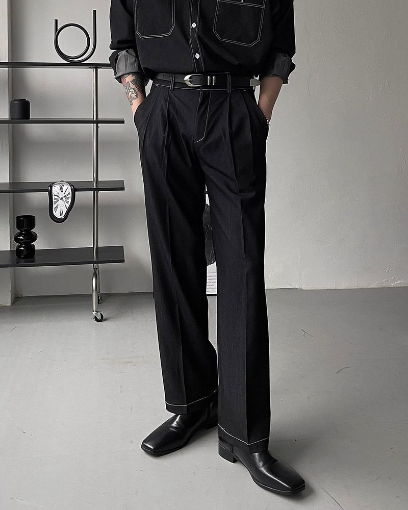 COZINESS（コジネス）の「ECT Fake Denim Wide Pants (Set - Up（Pants）」