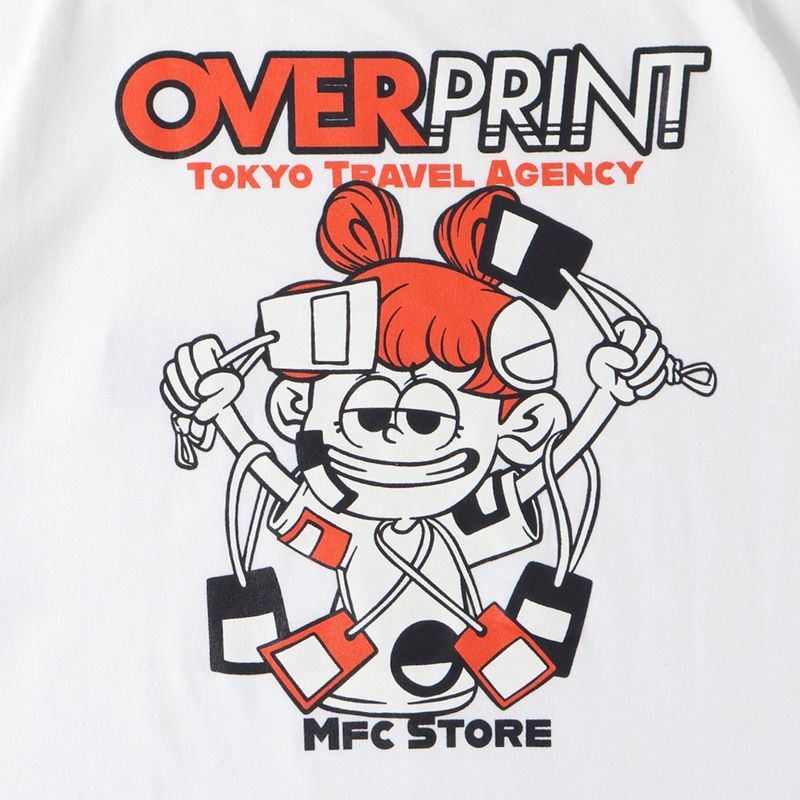 over print x MFC STORE TOKYO AGENCY TEE