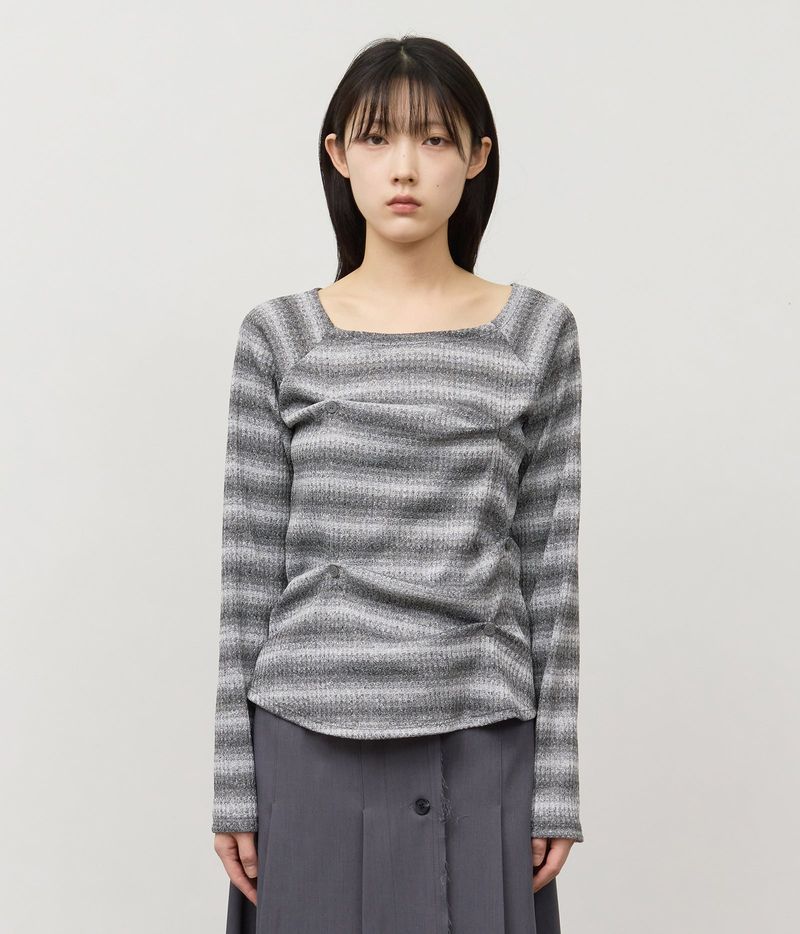 HIFIFNK(ハイファイファンク)の「(W) Wave Knitted Top(Tops)」