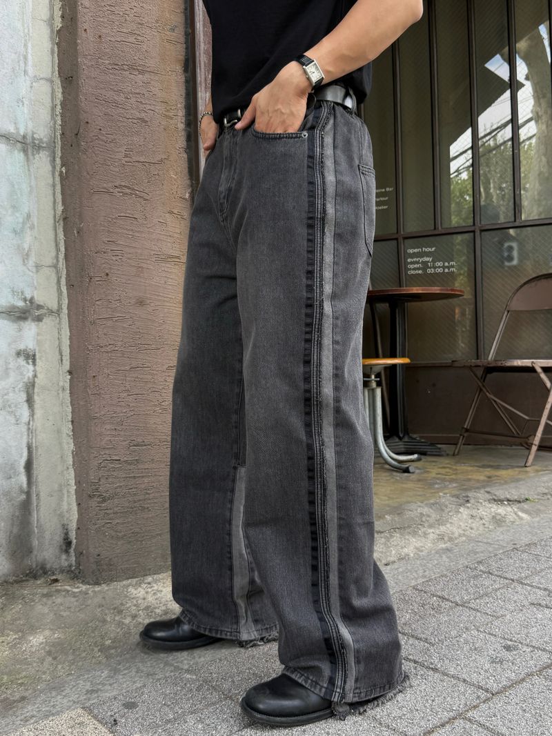 AVAND(アバンド)の「Fade line track denim pants(Pants)」