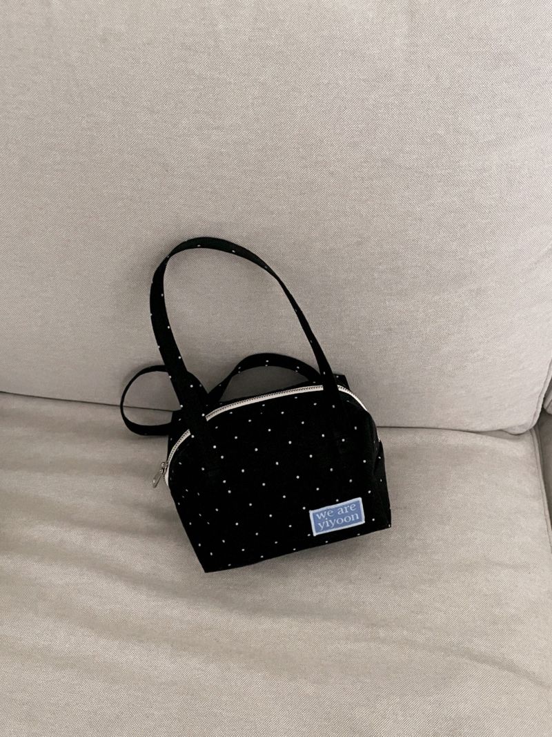 ハンディ ポーチ (black pin dot)