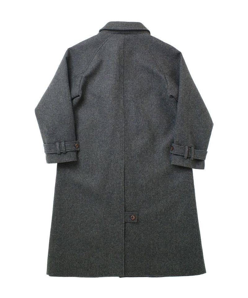 PURE-WOOL 90 BALMACAAN COAT (Charcoal)