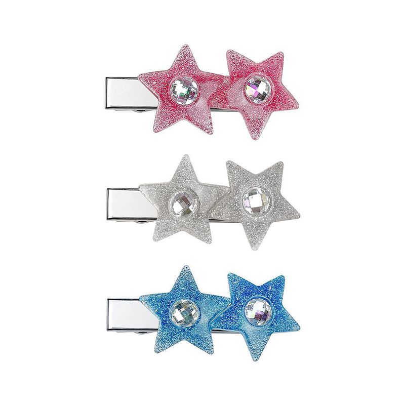 VVV（ブイブイブイ）の「Glitter Star Cubic Clip Hairpin（Hair Accessories）」