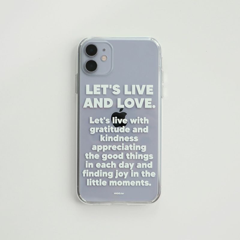 hioo（ハイウ）の「let's live and love case.（Smartphone Accessories）」
