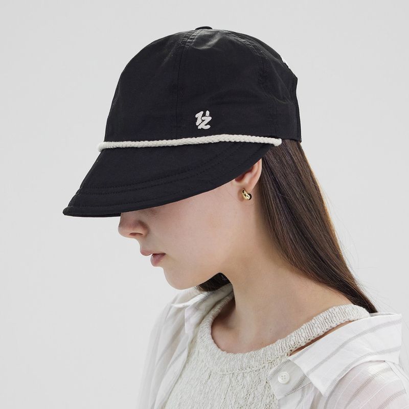 Flow VZ Natural Rope Bonnet Hat Black