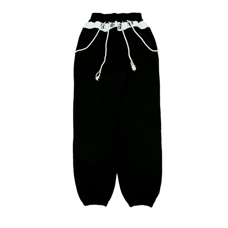 Roseapple（ローズアップル）の「222 Rope coloring jogger pants - Black（Pants）」