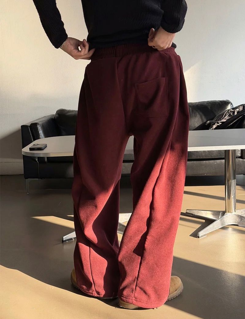 [기모] Wide corduroy sweat pants(4color)