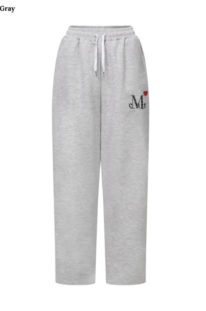 LOVERITS MINI HEART LOGO SWEAT PANTS UNISEX (2Color) 